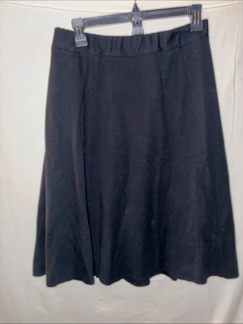 Vintage Classic Black A-Line Women's Skirt